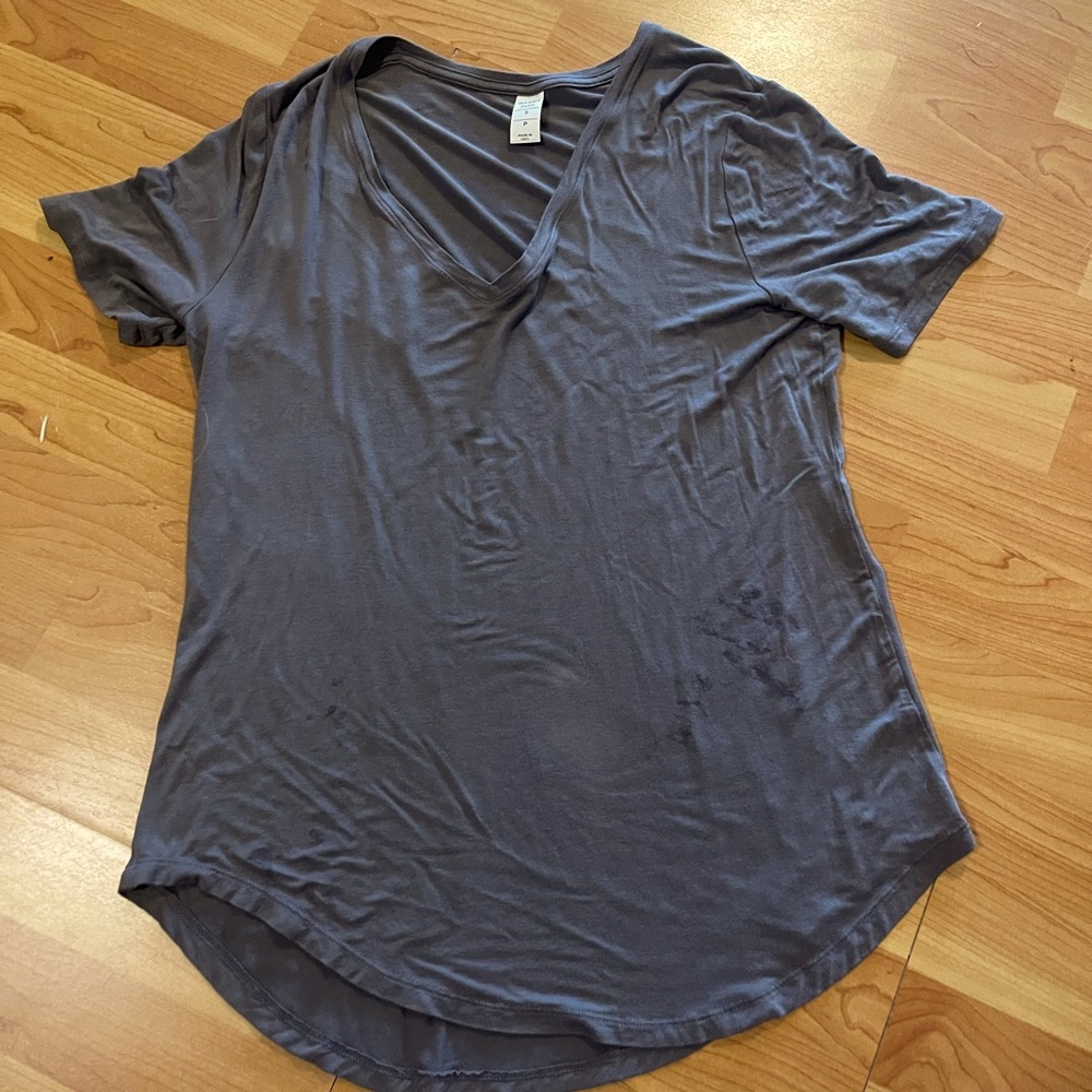 Grey Old Navy Luxe T-Shirt